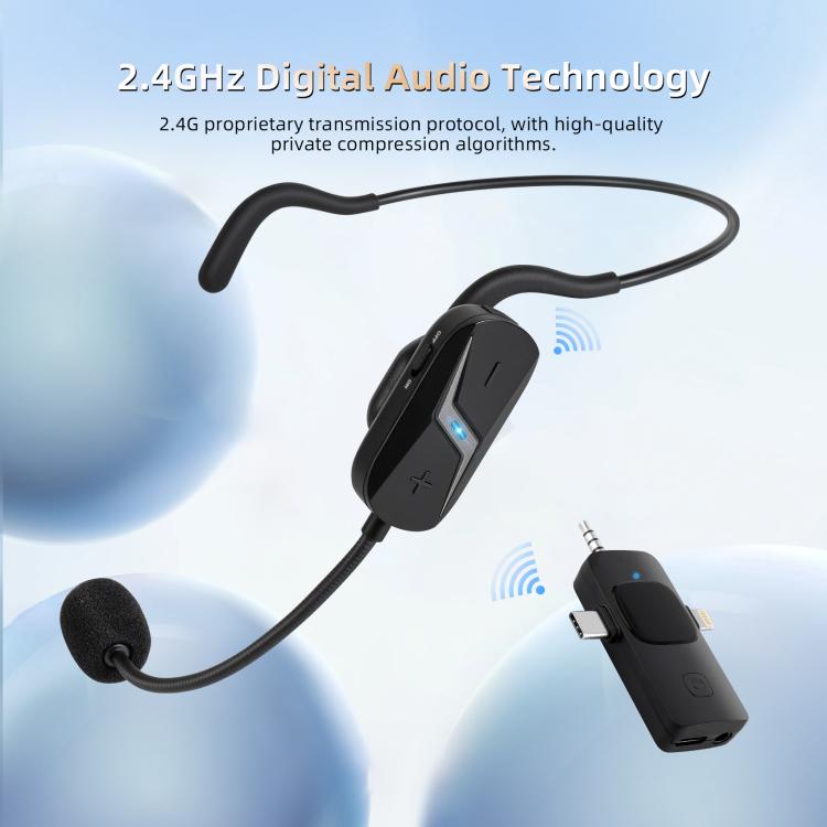 Auriculares inalámbricos Yanmai GF13 2.4G con micrófono y cancelación de ruido
