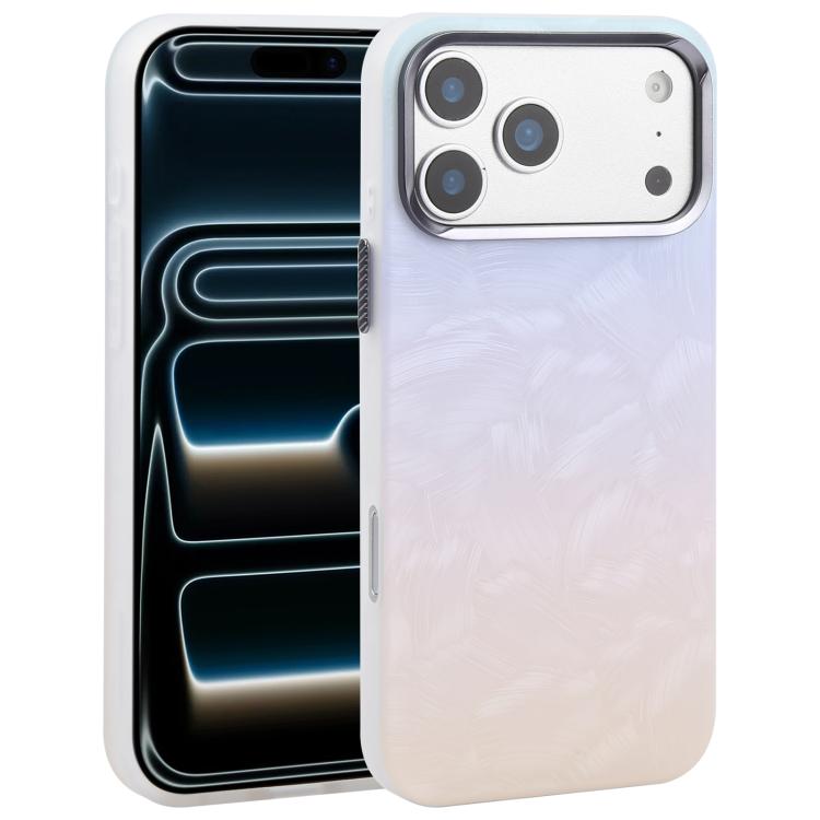 Funda para teléfono DFANS DESIGN Cloud Series con textura de pluma y resistente a los golpes, For iPhone 17 Pro Max