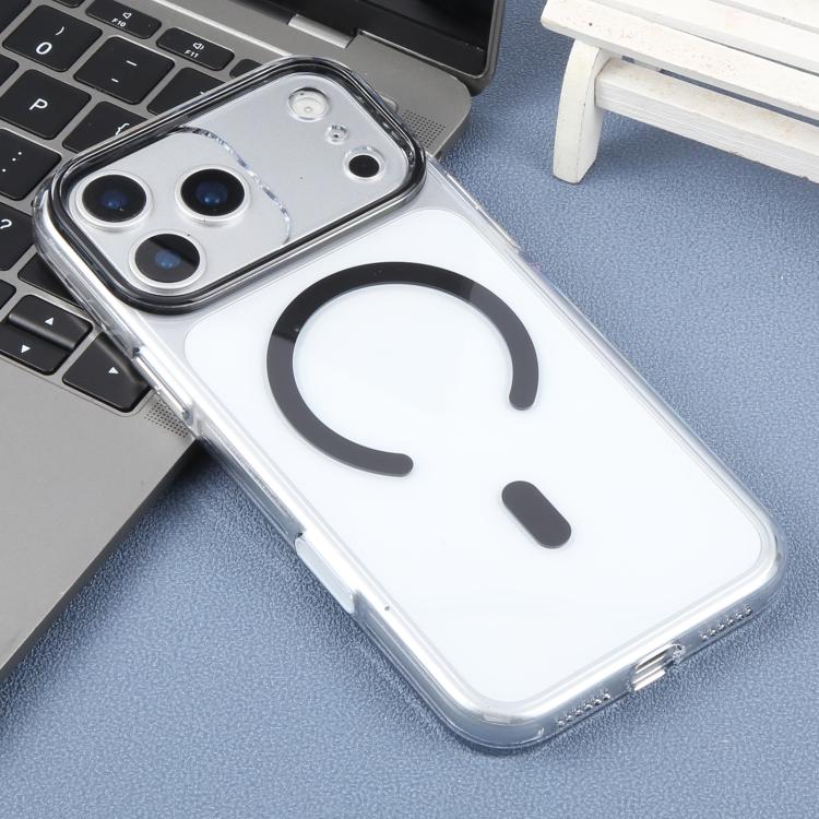 Funda transparente magnética MagSafe de la serie Rainbow de DFANS DESIGN, For iPhone 17 Pro Max