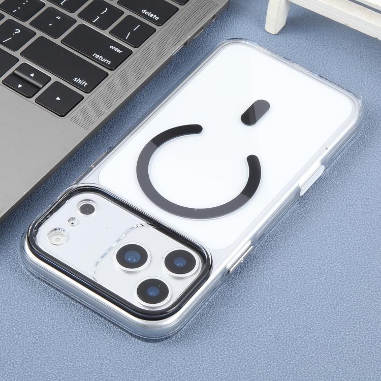 Funda transparente magnética MagSafe de la serie Rainbow de DFANS DESIGN, For iPhone 17 Pro Max