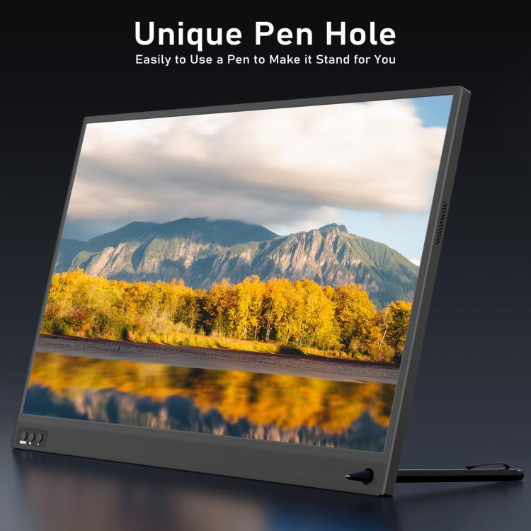 Monitor portátil para juegos P161A11D de 16,1 pulgadas y resolución 1080p con pantalla extendida, 16.1 inch 1080P