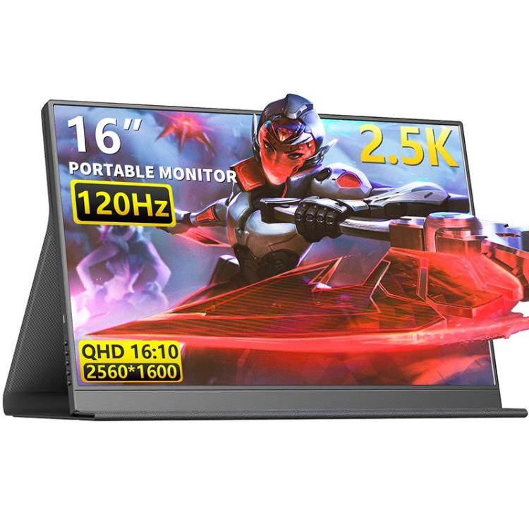 Monitor portátil P160Q16BWG de 16 pulgadas, 2.5K, 120 Hz, para juegos, pantalla extendida., 16 inch 2.5K 120Hz
