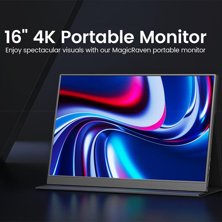 Monitor portátil para juegos P160A20 de 16 pulgadas con resolución 4K y pantalla extendida., 16 inch 4K