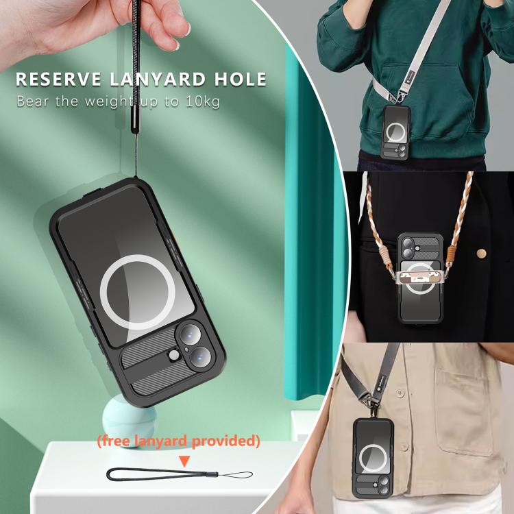 Funda para teléfono RedPepper con certificación IP68, resistente al agua y con triple protección MagSafe., For iPhone 17