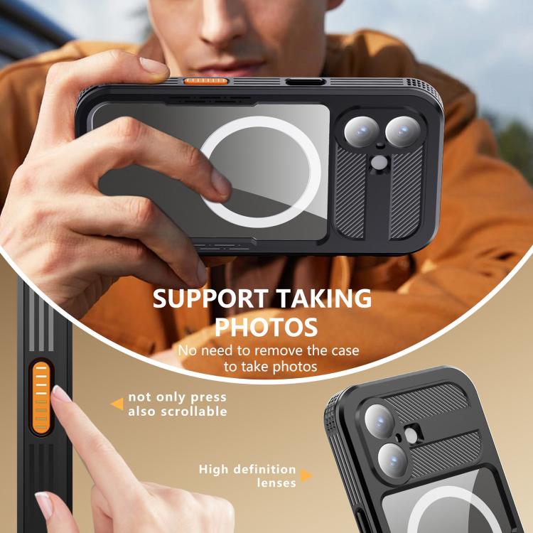 Funda para teléfono RedPepper con certificación IP68, resistente al agua y con triple protección MagSafe., For iPhone 17
