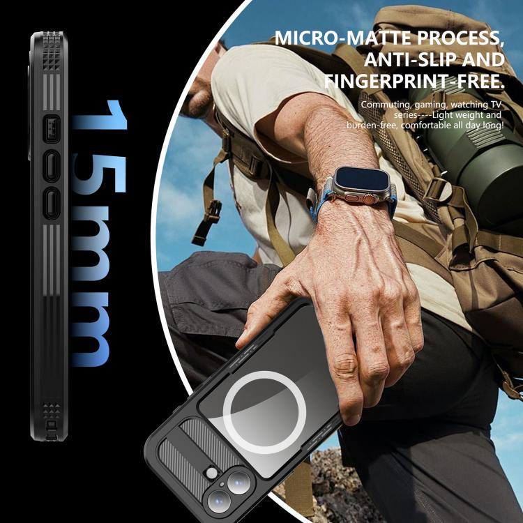 Funda para teléfono RedPepper con certificación IP68, resistente al agua y con triple protección MagSafe., For iPhone 17