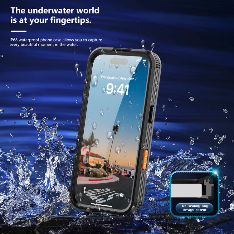 Funda para teléfono RedPepper con certificación IP68, resistente al agua y con triple protección MagSafe., For iPhone 17