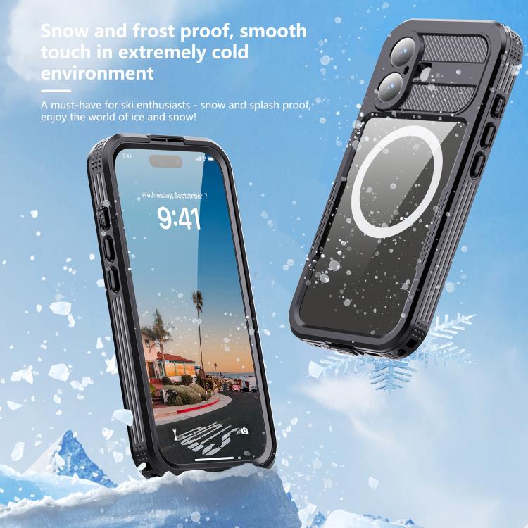 Funda para teléfono RedPepper con certificación IP68, resistente al agua y con triple protección MagSafe., For iPhone 17