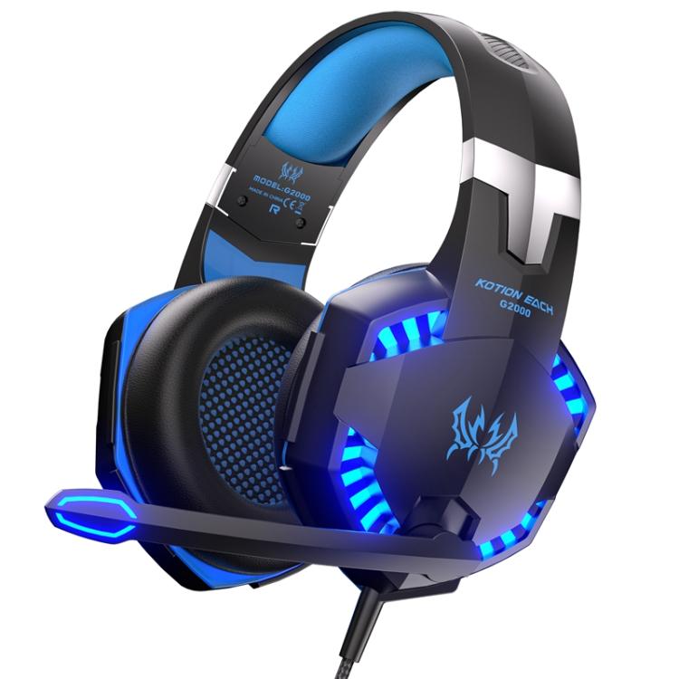 Auriculares para juegos con cable KOTION EACH G2000 con luz LED