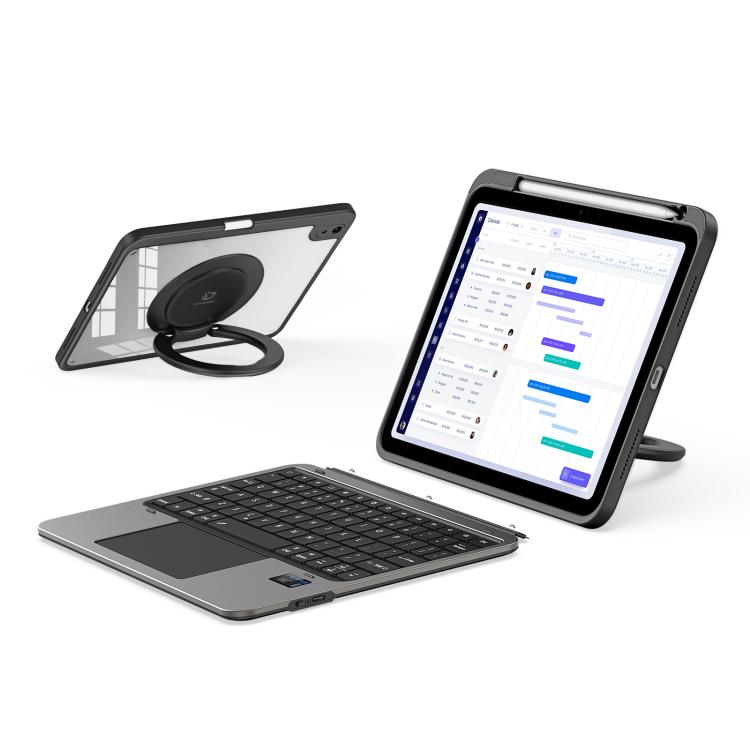 Funda para tablet y teclado inalámbrico multifuncional desmontable DUX DUCIS Serie VK, For iPad 2025 / 2022, For iPad Air 11 2024 / 2025 / Air 4 / 5, For iPad Pro 11 2024, For iPad Pro 11 2020 / 2021 / 2022