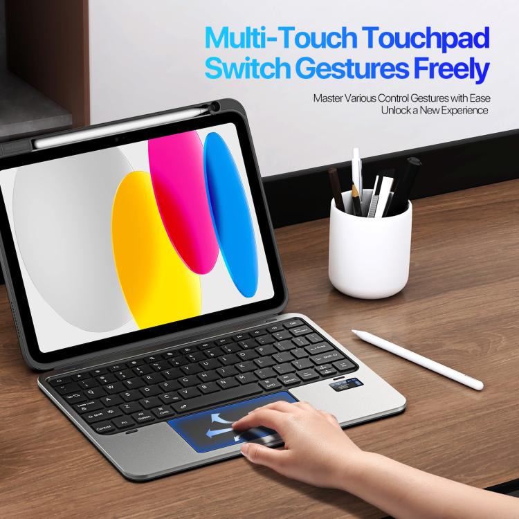 Funda para tablet y teclado inalámbrico multifuncional desmontable DUX DUCIS Serie VK, For iPad 2025 / 2022, For iPad Air 11 2024 / 2025 / Air 4 / 5, For iPad Pro 11 2024, For iPad Pro 11 2020 / 2021 / 2022