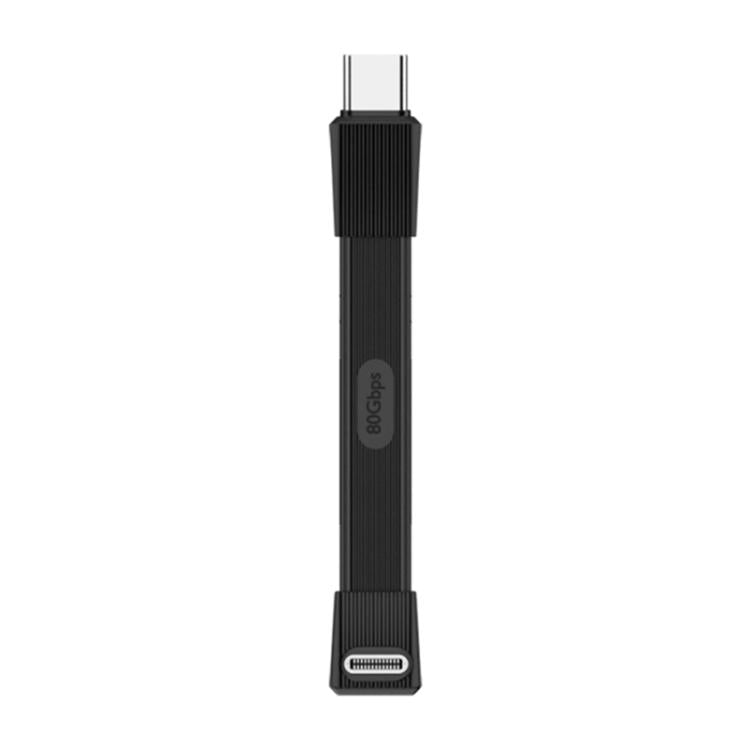 Cable de datos de 67 mm, 240 W, 8K, 80 Gbps, USB-C a USB-C para Thunderbolt 4, con todas las funciones., Type-C to Type-C 80Gbps
