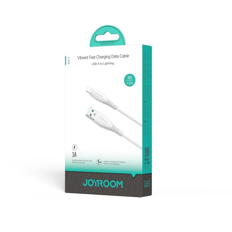 Cable de datos de carga rápida USB a 8 pines JOYROOM S-A59 Vibrant Series de 3 A, 1.2m