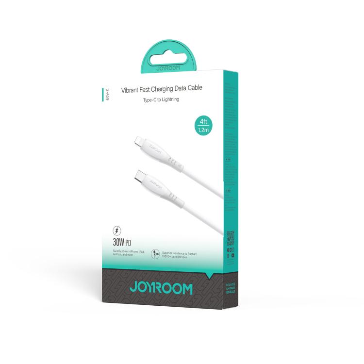 Cable de datos de carga rápida JOYROOM S-A59 Vibrant Series de 30 W, de USB-C a 8 pines, 1.2m