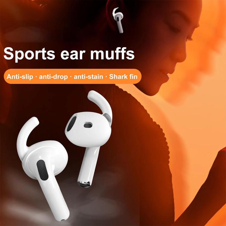 XDcase - 3 pares de protectores auditivos deportivos de silicona antideslizantes con estuche y mosquetón, For AirPods 4