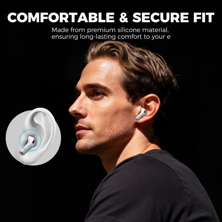 XDcase - 4 pares de almohadillas de silicona de repuesto para auriculares con kit de almacenamiento y limpieza., For AirPods Pro 3