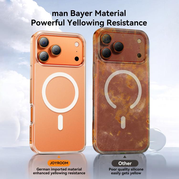 Funda magnética para teléfono JOYROOM Skin Feel Series de TPU+PC MagSafe, For iPhone 17 Pro Max, For iPhone 17 Pro, For iPhone 17, For iPhone Air