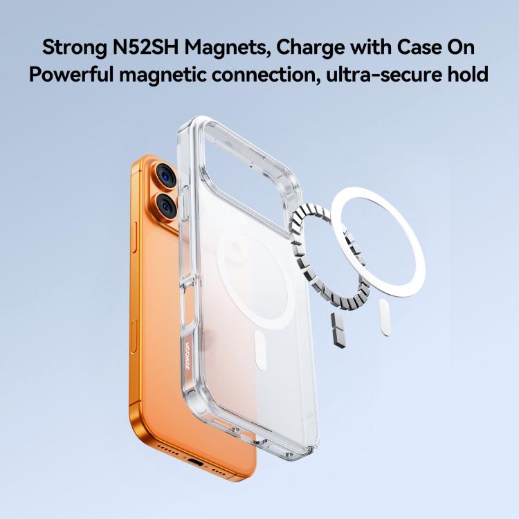 Funda magnética para teléfono JOYROOM Skin Feel Series de TPU+PC MagSafe, For iPhone 17 Pro Max, For iPhone 17 Pro, For iPhone 17, For iPhone Air