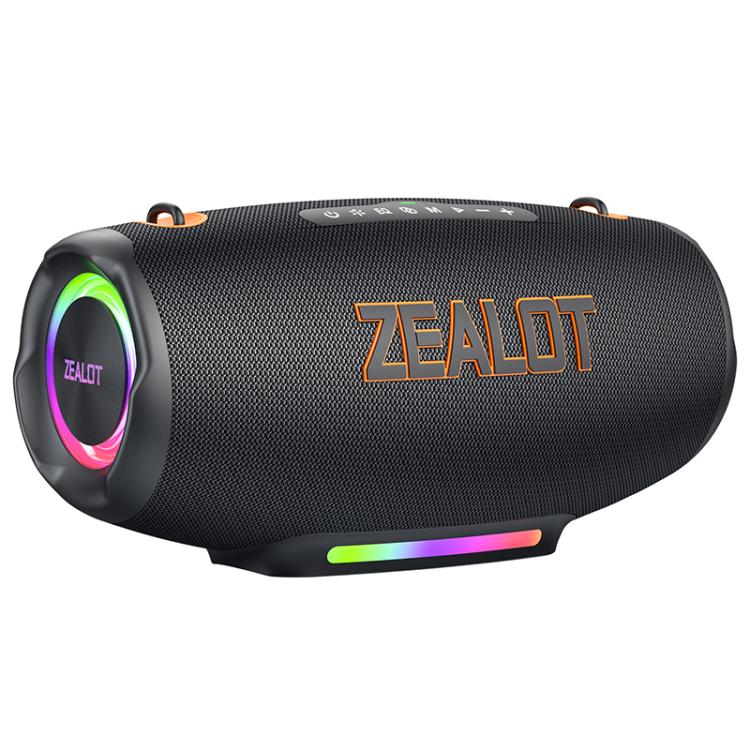 Altavoz Bluetooth portátil Zealot S127 de 100 W para exteriores, de colores vibrantes.