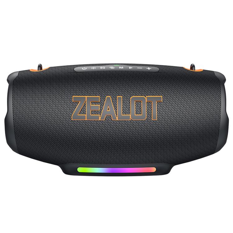 Altavoz Bluetooth portátil Zealot S127 de 100 W para exteriores, de colores vibrantes.