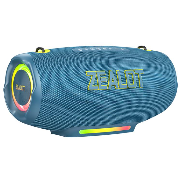Altavoz Bluetooth portátil Zealot S127 de 100 W para exteriores, de colores vibrantes.
