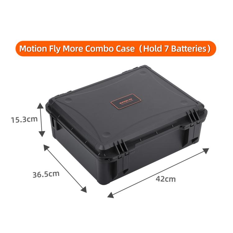 Estuche rígido de viaje impermeable y a prueba de golpes Sunnylife para DJI Neo 2, Motion Fly More Combo, Fly More Combo
