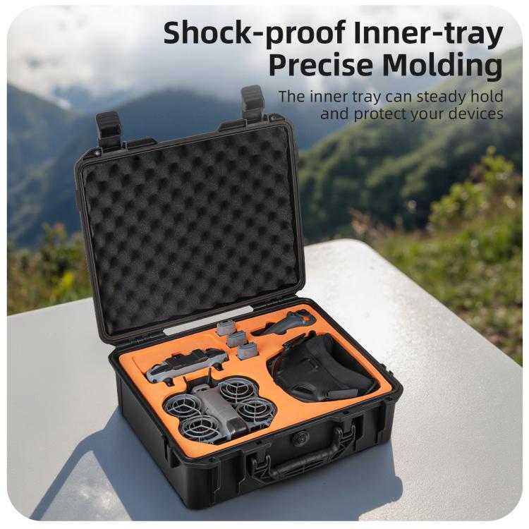 Estuche rígido de viaje impermeable y a prueba de golpes Sunnylife para DJI Neo 2, Motion Fly More Combo, Fly More Combo