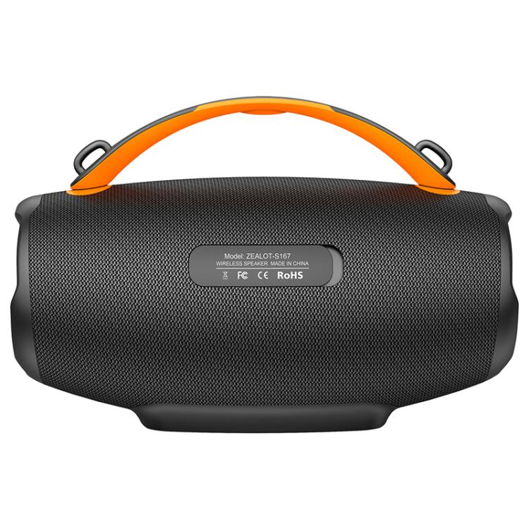 Altavoz Bluetooth portátil Zealot S167 de 100 W con iluminación RGB para exteriores.