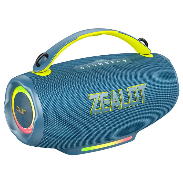 Altavoz Bluetooth portátil Zealot S167 de 100 W con iluminación RGB para exteriores.