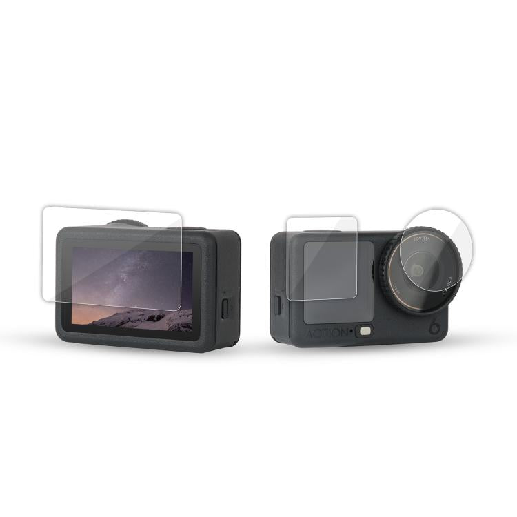 Protector de pantalla de vidrio templado Sunnylife para DJI Osmo Action 6, 1 Set, 2 Sets