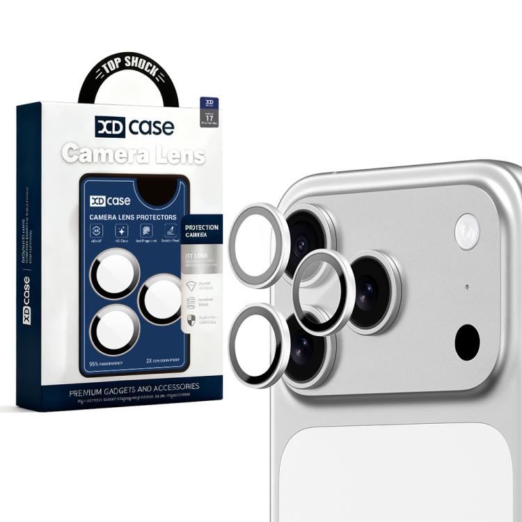 Protector de lente de cámara XDcase AF + AR Hawkeye con herramienta de alineación, For iPhone 17 Pro Max, For iPhone 17 Pro