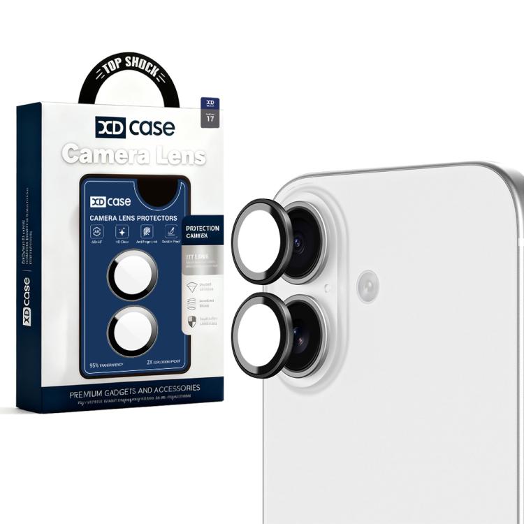 Protector de lente de cámara XDcase AF + AR Hawkeye con herramienta de alineación, For iPhone 17