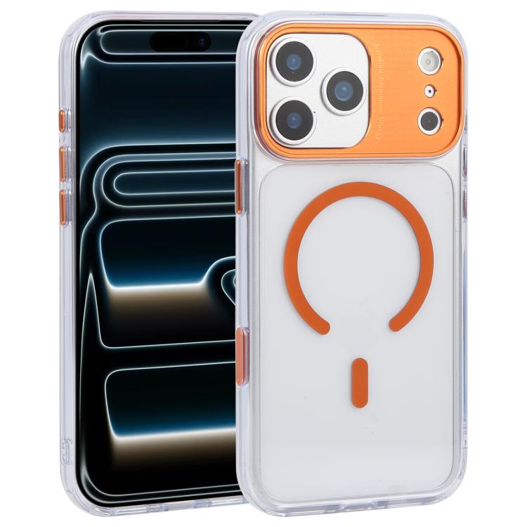 Funda transparente magnética MagSafe de la serie Crystal Clear de DFANS DESIGN, For iPhone 17 Pro Max