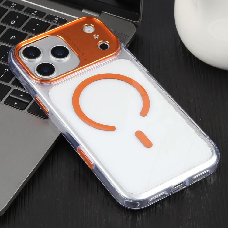 Funda transparente magnética MagSafe de la serie Crystal Clear de DFANS DESIGN, For iPhone 17 Pro Max