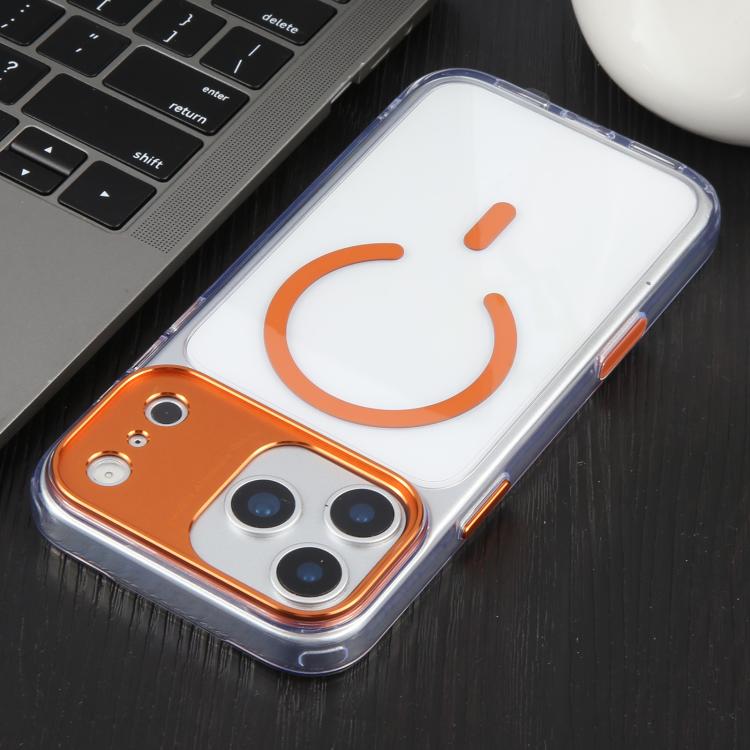 Funda transparente magnética MagSafe de la serie Crystal Clear de DFANS DESIGN, For iPhone 17 Pro Max