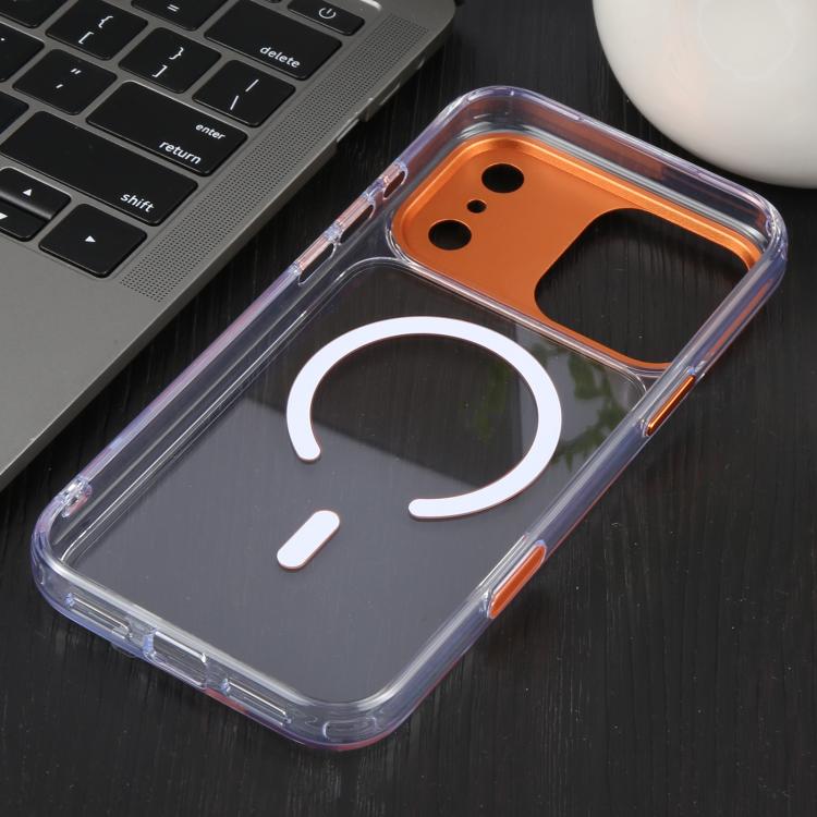 Funda transparente magnética MagSafe de la serie Crystal Clear de DFANS DESIGN, For iPhone 17 Pro Max