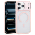 Funda para teléfono MagSafe con marco metálico y textura de cuero mate de DFANS DESIGN, For iPhone 17 Pro Max