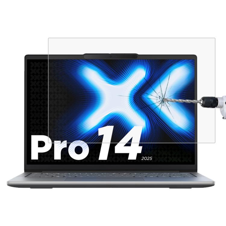 Película de vidrio templado con protección contra la luz azul y privacidad 9H, For Lenovo XiaoXin Pro 14 2025