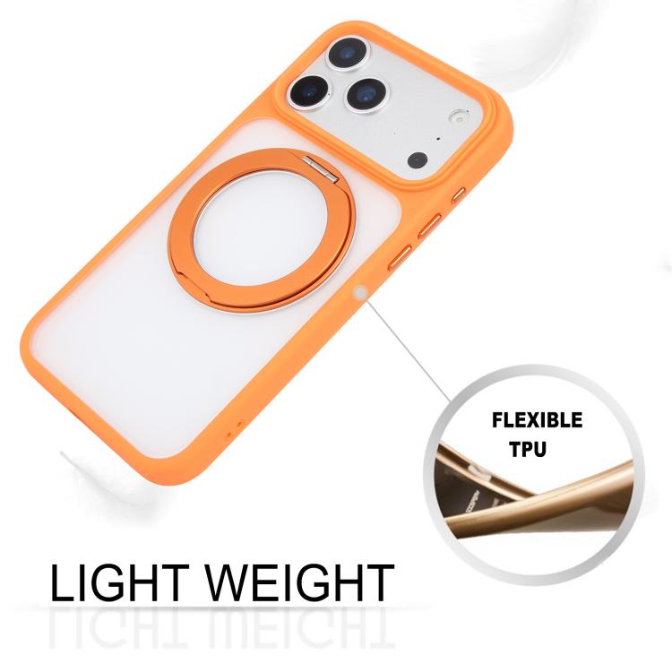 Funda para teléfono GEBEI Jazz Series con soporte giratorio de 360 grados, tacto suave y acabado mate, compatible con MagSafe., For iPhone 17 Pro Max, For iPhone 17 Pro