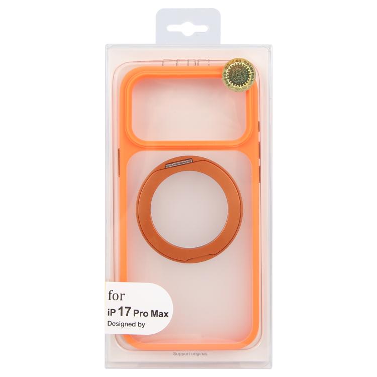 Funda para teléfono GEBEI Jazz Series con soporte giratorio de 360 grados, tacto suave y acabado mate, compatible con MagSafe., For iPhone 17 Pro Max, For iPhone 17 Pro