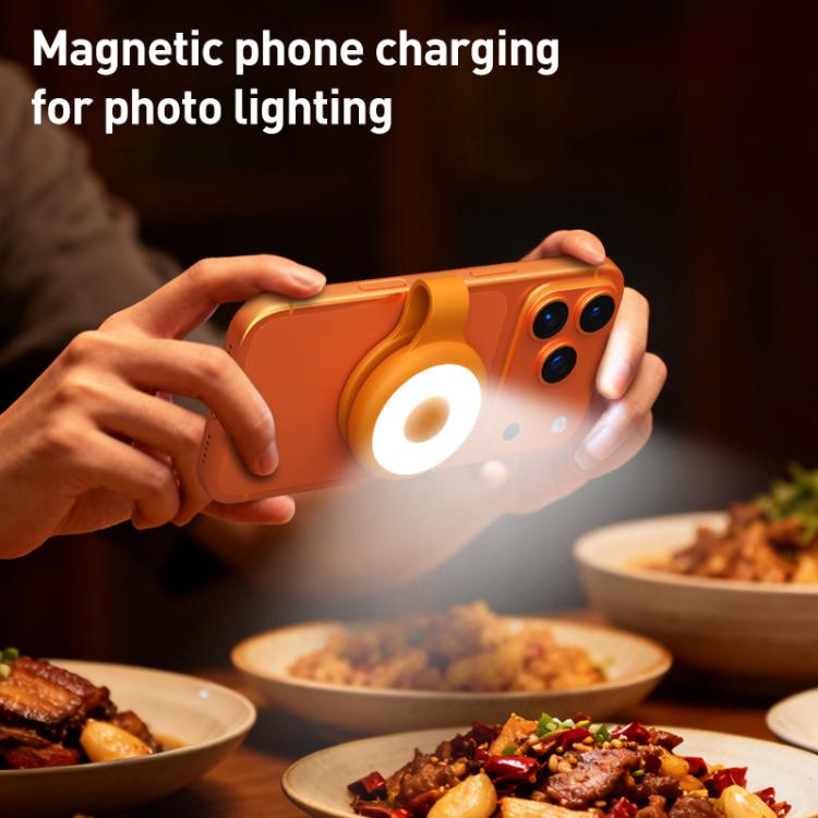 Luz de relleno LED portátil con clip magnético