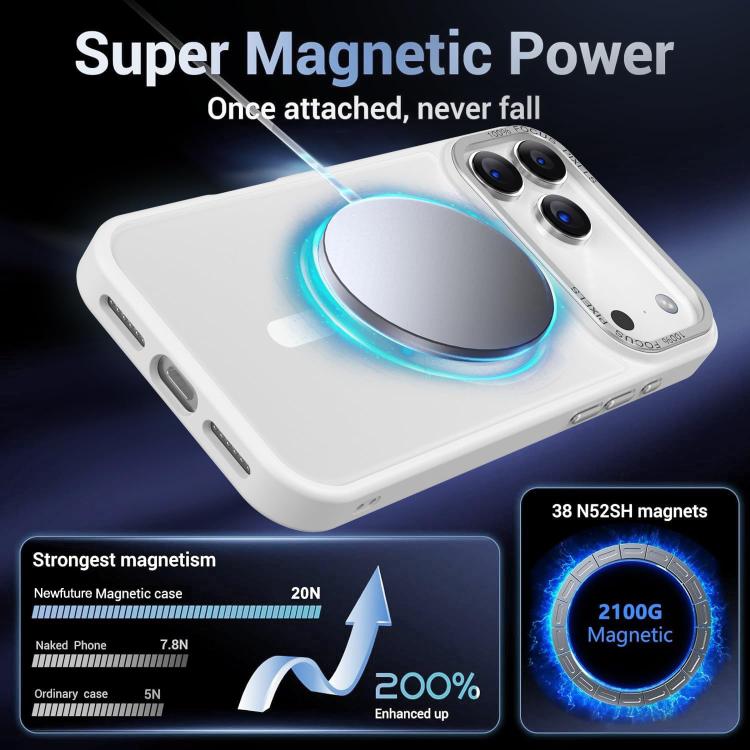 Funda magnética para teléfono XDcase con marco de lente metálico y tacto suave, For iPhone 17 Pro Max, For iPhone 17 Pro, For iPhone 17