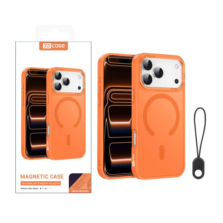Funda magnética para teléfono XDcase con marco de lente metálico y tacto suave, For iPhone 17 Pro Max, For iPhone 17 Pro, For iPhone 17