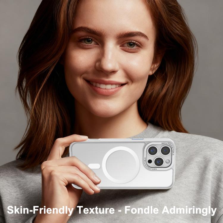 Funda magnética para teléfono XDcase con marco de lente metálico y tacto suave, For iPhone 16 Pro Max, For iPhone 16 Pro, For iPhone 15 Pro Max, For iPhone 15 Pro