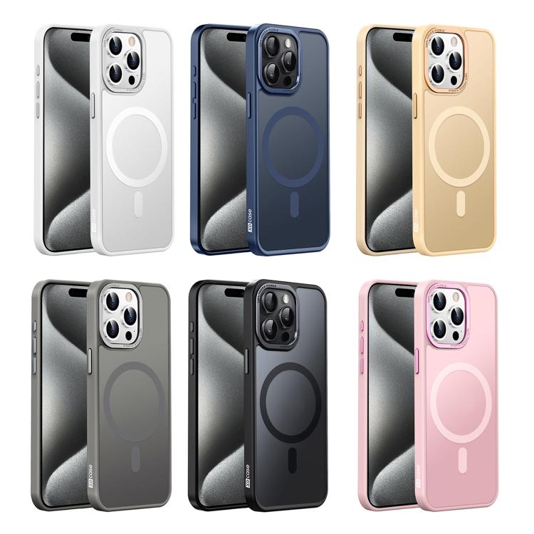 Funda magnética para teléfono XDcase con marco de lente metálico y tacto suave, For iPhone 16 Pro Max, For iPhone 16 Pro, For iPhone 15 Pro Max, For iPhone 15 Pro