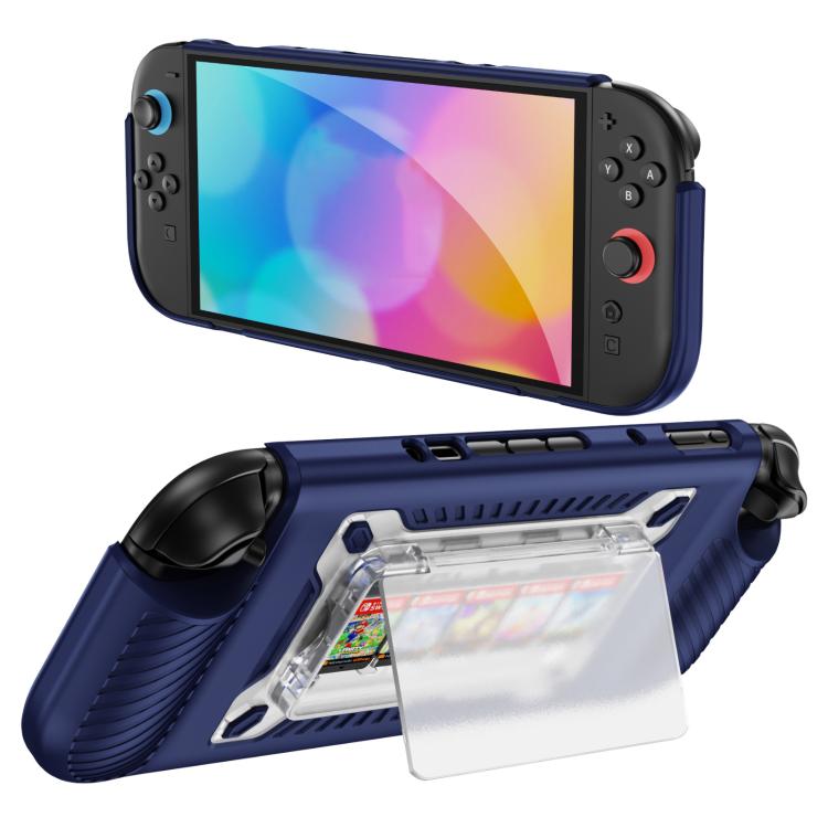 Funda protectora híbrida antideslizante de TPU texturizado para PC y consola de juegos con ranura para tarjetas., For Nintendo Switch 2