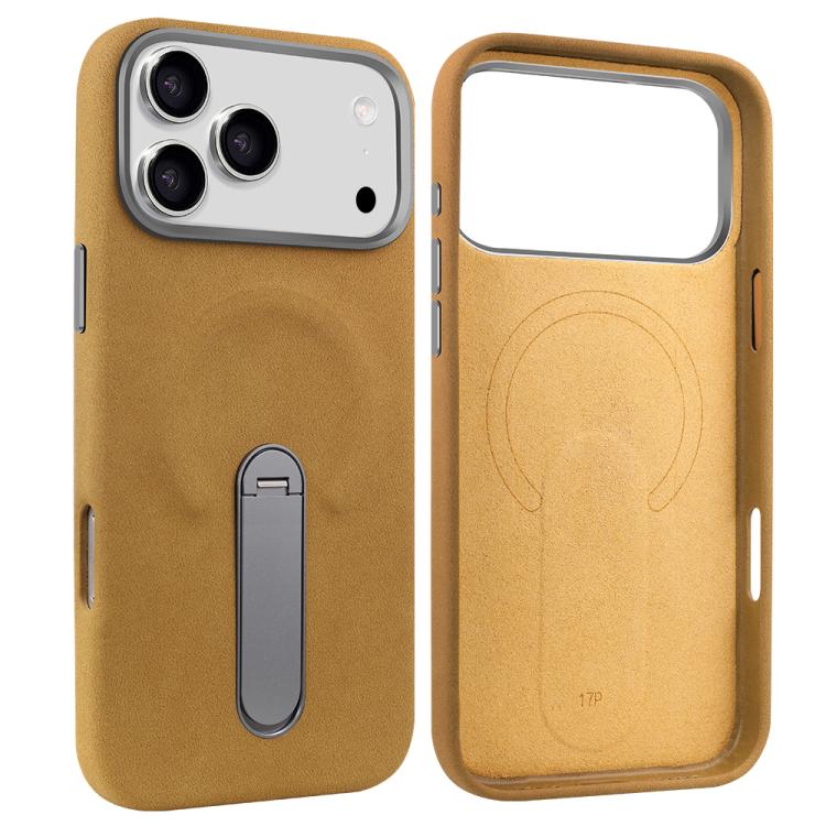 Funda para teléfono VIETAO de ante y piel sintética con MagSafe y soporte, For iPhone 17 Pro Max, For iPhone 17 Pro, For iPhone 17, For iPhone Air