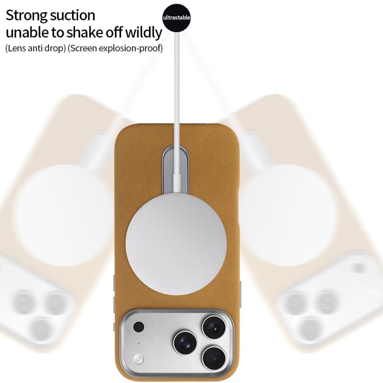 Funda para teléfono VIETAO de ante y piel sintética con MagSafe y soporte, For iPhone 17 Pro Max, For iPhone 17 Pro, For iPhone 17, For iPhone Air