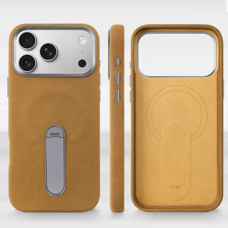 Funda para teléfono VIETAO de ante y piel sintética con MagSafe y soporte, For iPhone 17 Pro Max, For iPhone 17 Pro, For iPhone 17, For iPhone Air