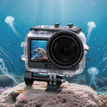 Carcasa de buceo sellada e impermeable para inmersión de 60 m, For DJI Osmo Action 6 60m Underwater